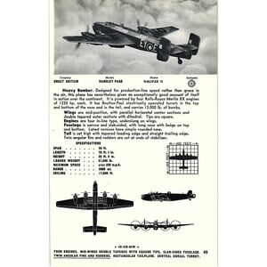 Handley Page Halifax II Short Great Britain 1943 War Plane Photo SAG6-10